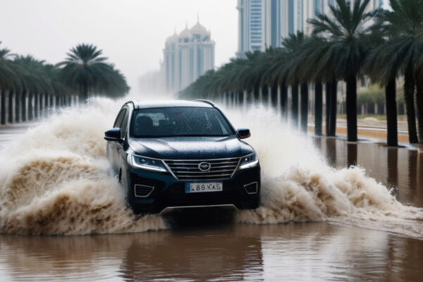 dubai heavy rain and flood